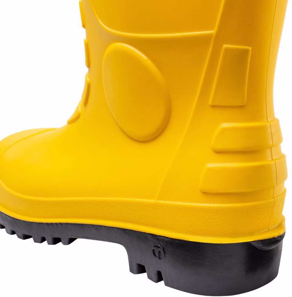 Sicherheitsstiefel EUROBOOT Gr.42 gelb/schwarz S5 SRC EN20345 PVC
