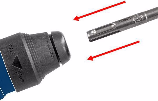 Bohr-Adapter EXPERT SDS Clean D.5-16mm Schaft-D.168mm