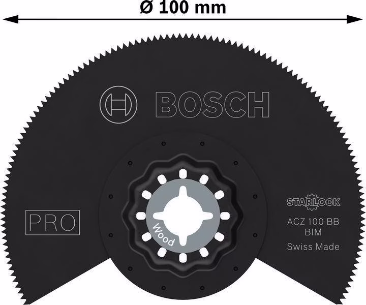 Segmentsägeblatt/-Satz PRO ACZ 100 BB D.100mm Starlock
