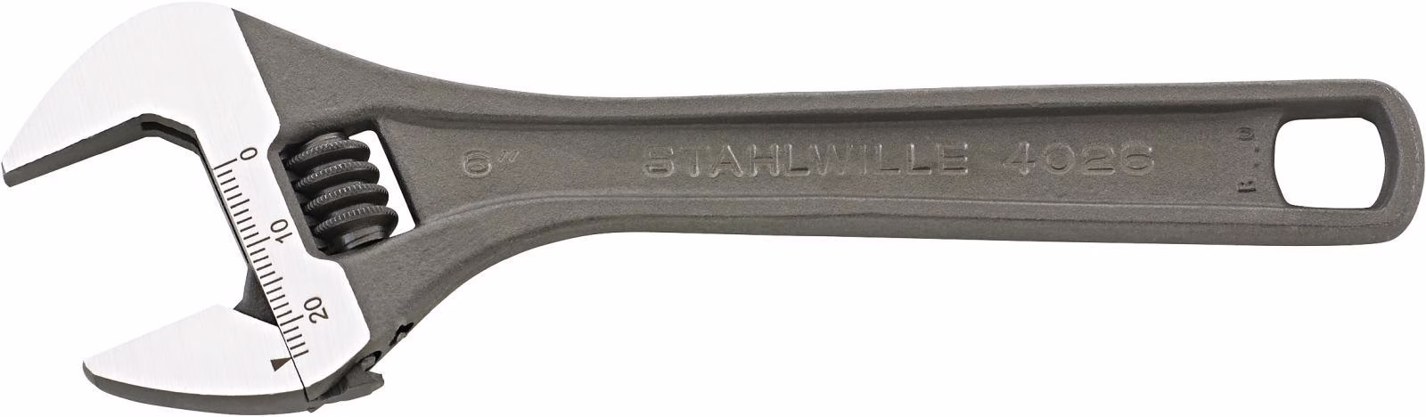 Rollgabelschlüssel 4026 max.24mm L.159mm m.Einstellskala