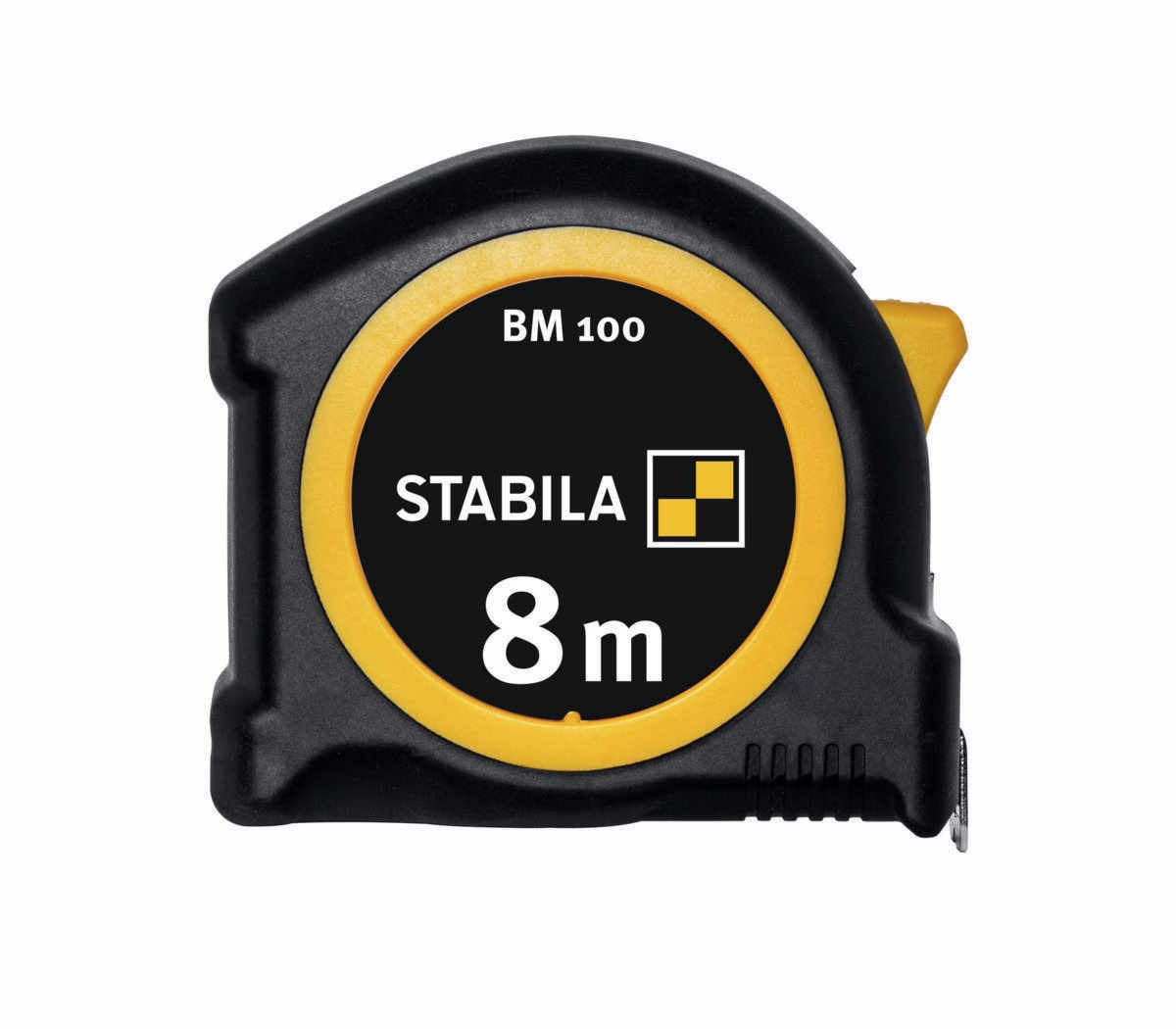 Taschenrollbandmaß BM 100 L.8m B.25mm mm/mm EG II ABS/TPE Metall-Clip
