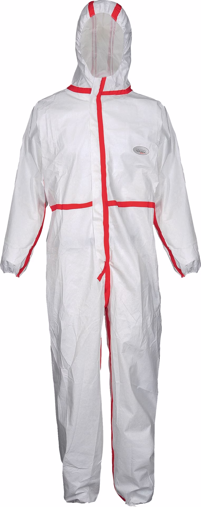 Schutzoverall CoverStar Plus® weiß/rot PSA III