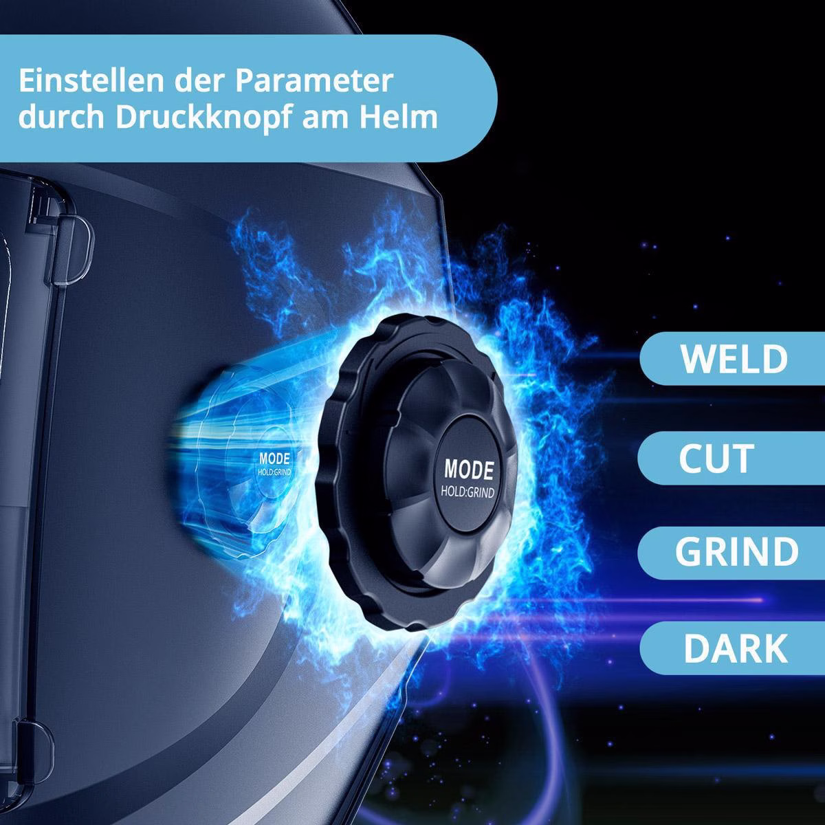 Schweißerschutzhelm BOOSTER 3-in-1