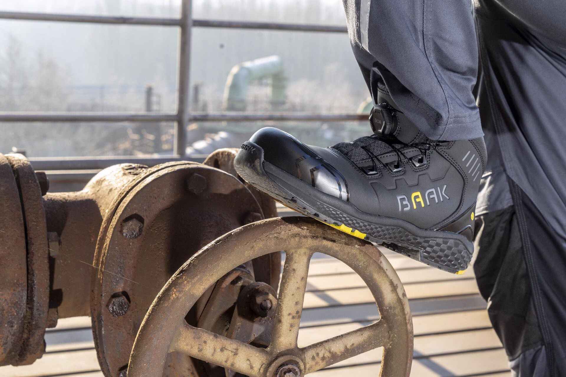 Sicherheitsstiefel Alexander Gr.38 W.11 schwarz/gelb S3S FO HRO LG SC SR ESD