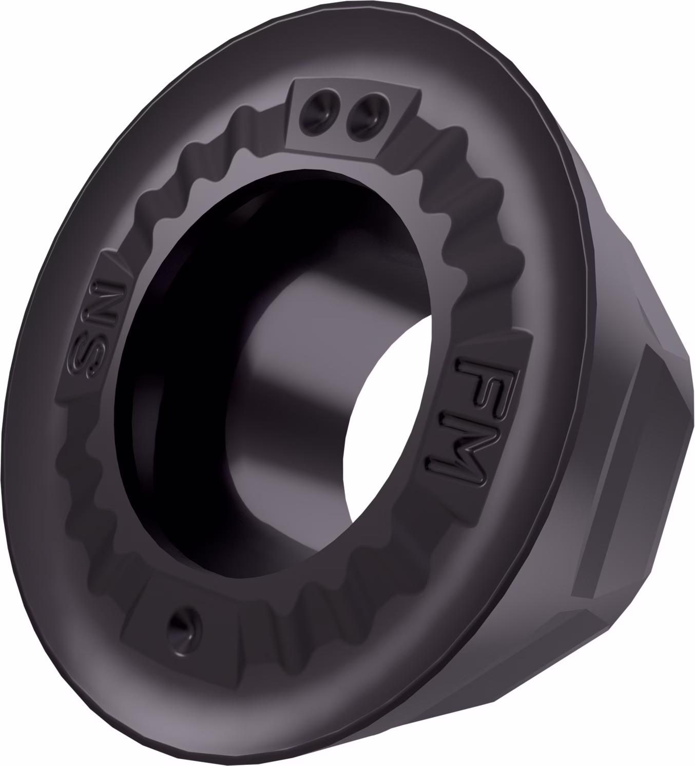 Fräswendeschneidplatte ISO RDGT 120500SN-FM:M8345 D. 5,5mm PVD beschichtet