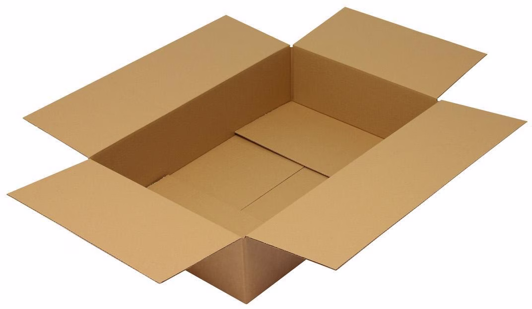 Faltkarton 1-wellig Maße 700x450x160mm Qualität 1.20 B braun