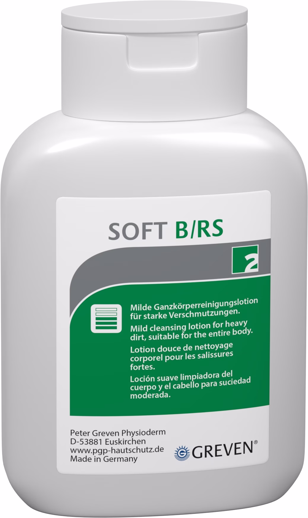 Hautreinigungslotion GREVEN® SOFT B/RS 250ml Flasche
