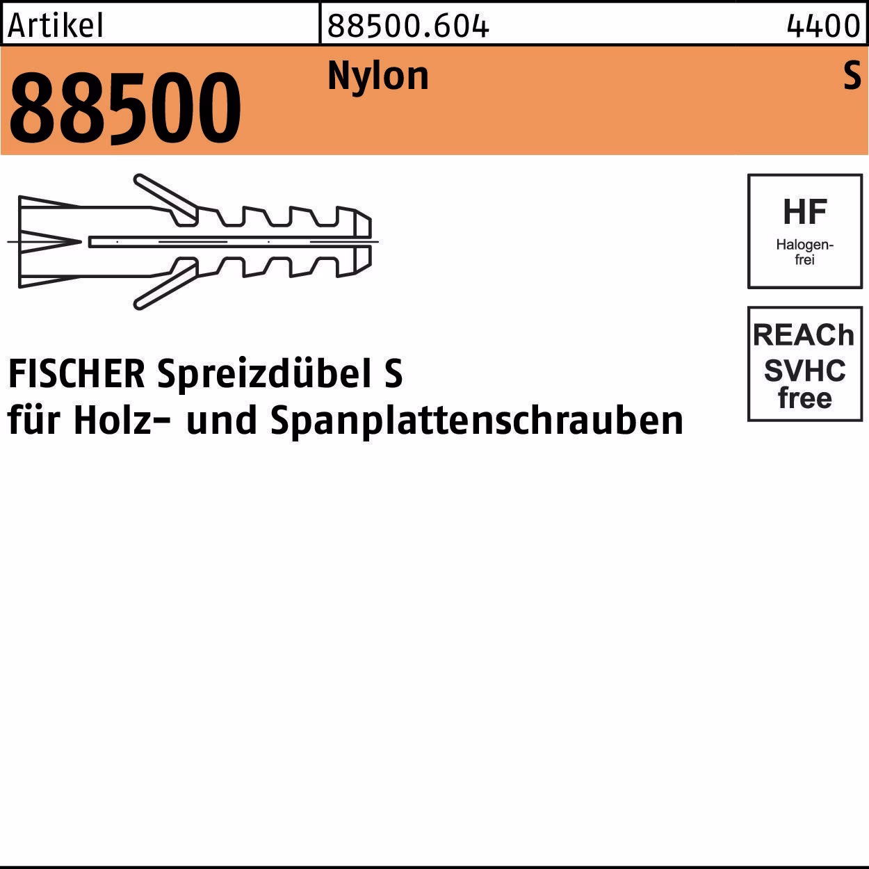 Dübel R 88500S Nylon