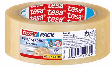 Packband tesapack Ultra Strong 57174-00000 38mmx66m transparent