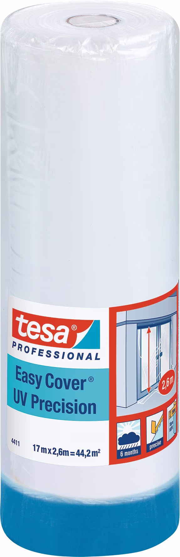 Folienband Easy Cover® 4411 UV Präzision Plus L.17m B.2600mm Rl