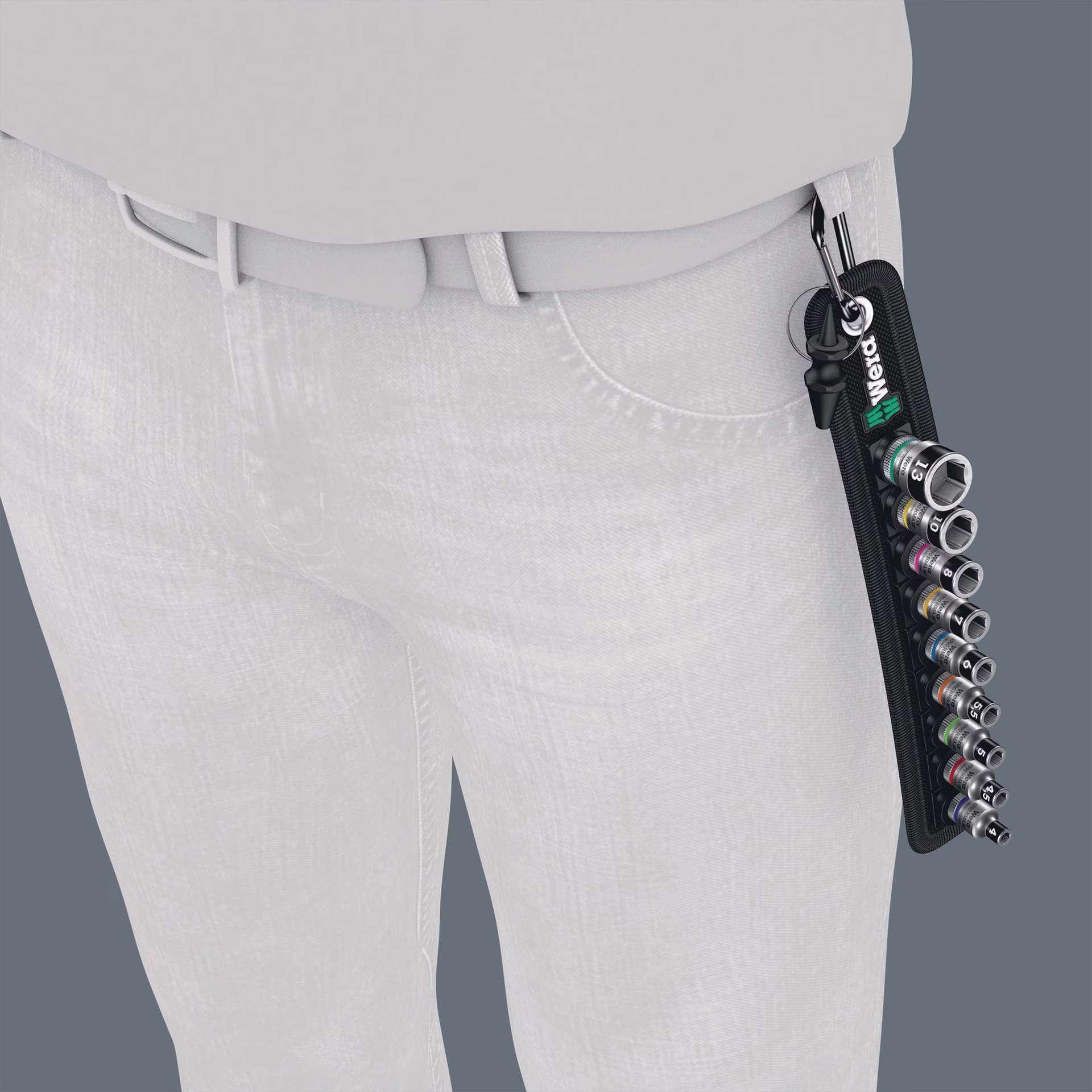 Steckschlüsselsatz Belt 1 10-tlg.1/4 Zoll 4-13mm f.a6-KT.-Schr