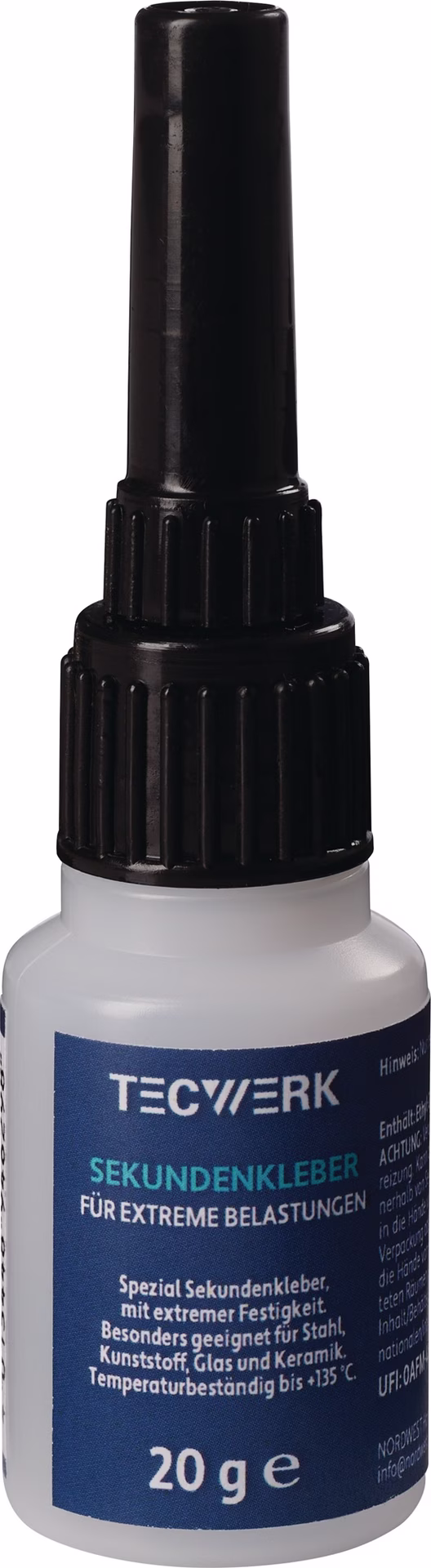 Sekundenkleber f.extreme Belastungen 20g farblos Flasche
