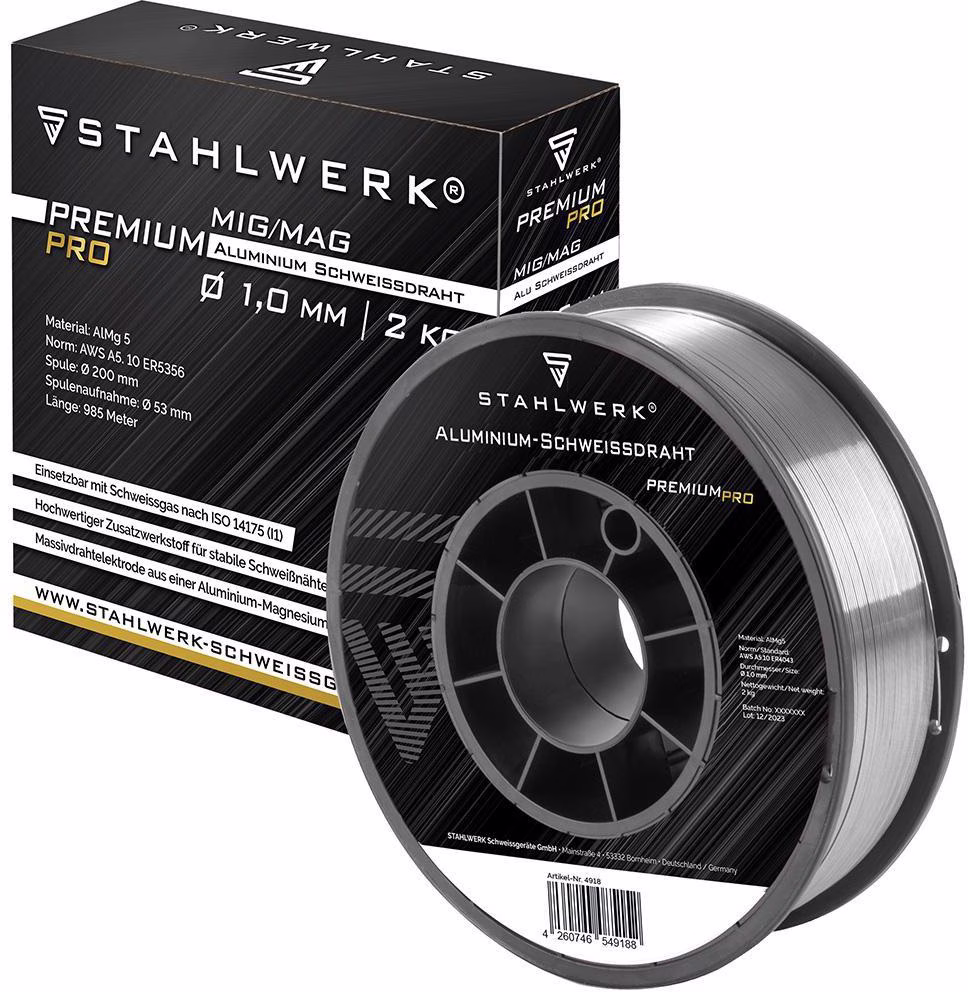 Schweißdraht Alu AlMg5 1,0mm 2kg