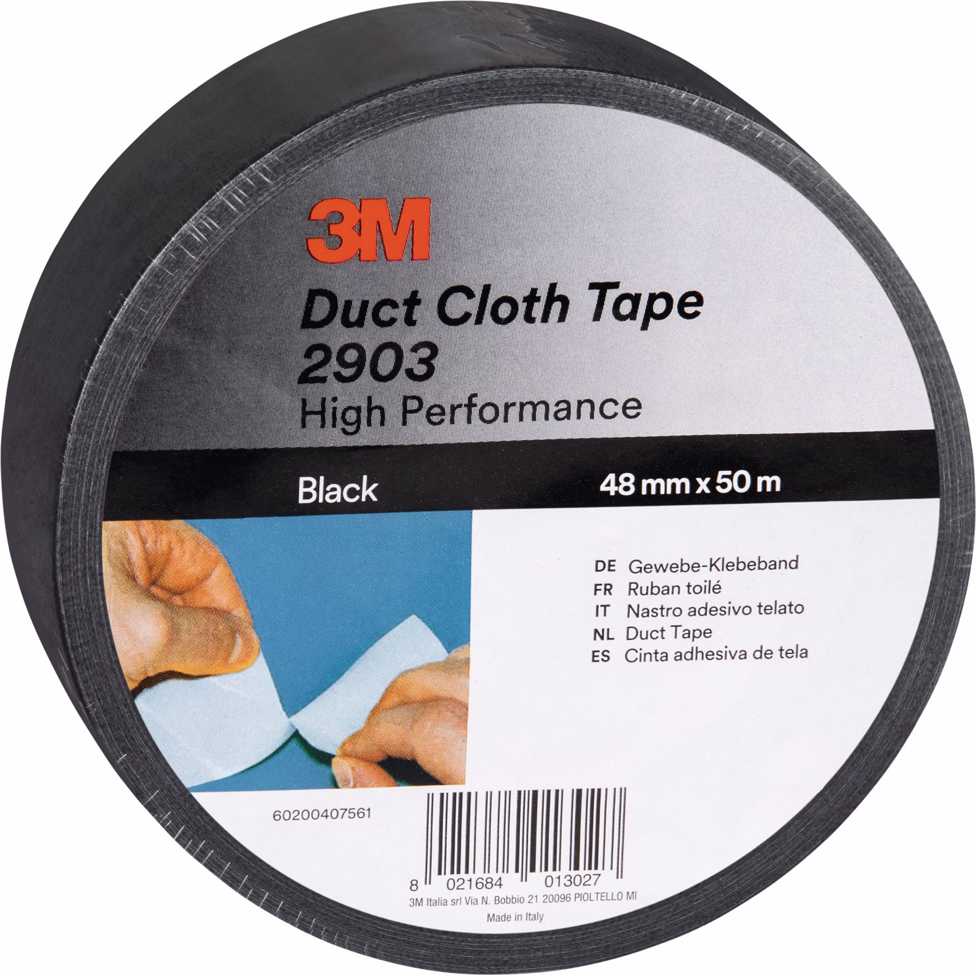 Gewebeband Scotch® 2903 schwarz L.50m B.48mm Rl