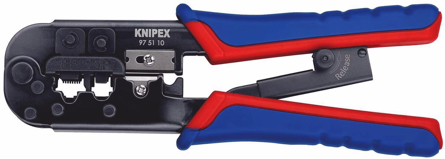 Crimpzange f.Westernstecker L.190mm