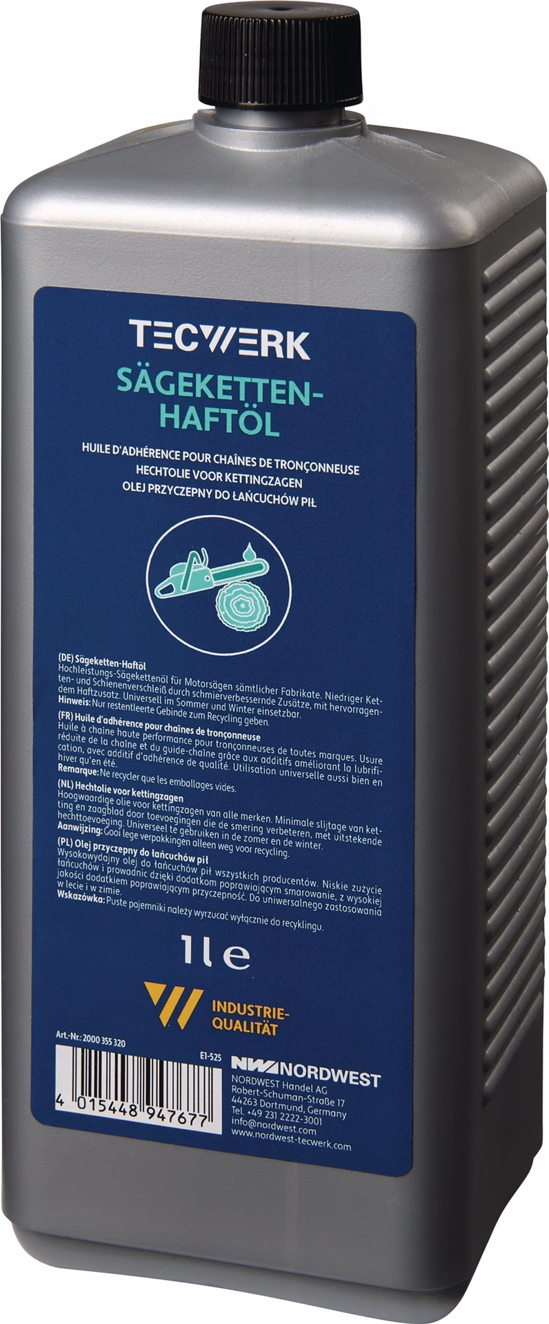 Sägekettenhaftöl 75-95 mm²/s (bei 40GradC)
