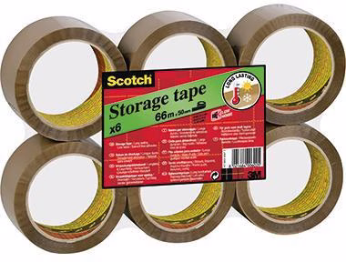 Packband S5066B6 50mmx66m braun 6 Rl./Pack.