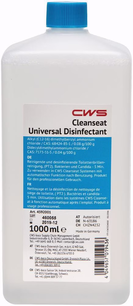 Desinfektion Clean Seat Universal (12 Fl. je 1000 ml)