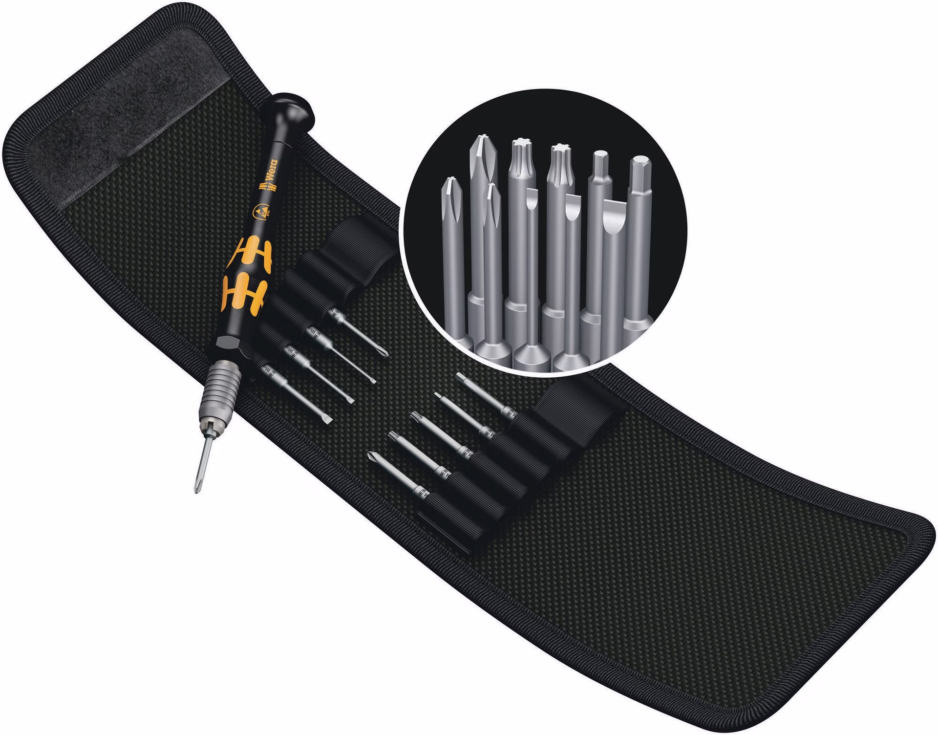 Feinmechanikerschraubendrehersatz KK Micro-Set ESD/11 11tlg