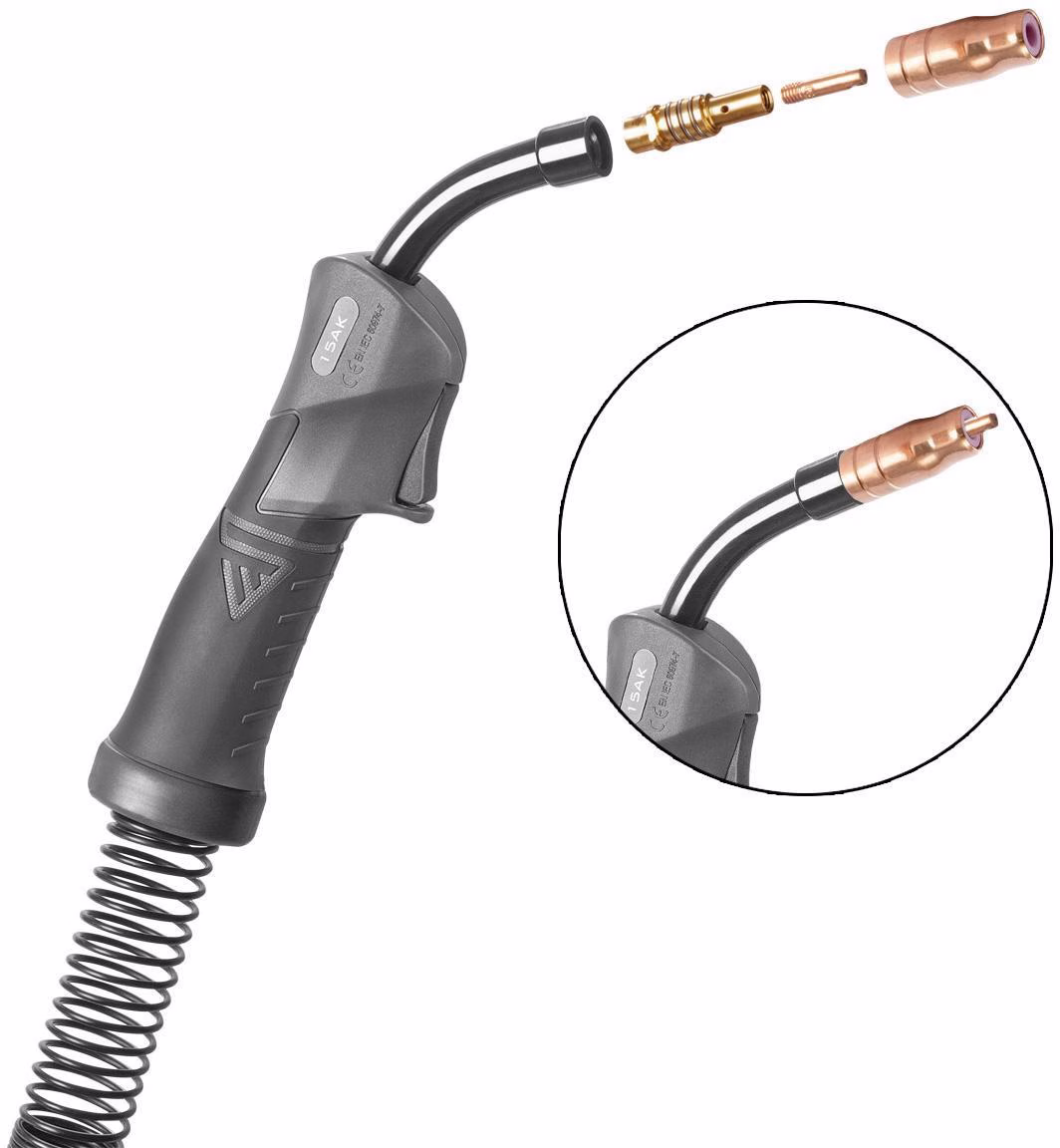Verschleissteile-Set FLUX AK15/MB15 23-tlg.Stromdüsen-D.0,9mm 23-tlg