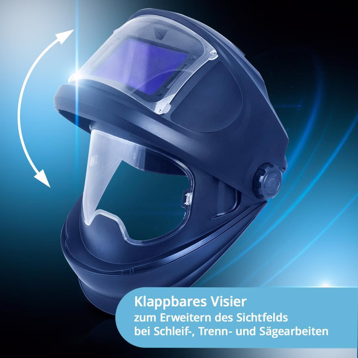 Schweißerschutzhelm MASTER 3-in-1 116x81mm
