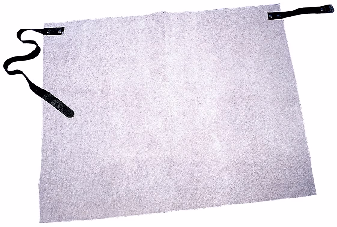 Lederhüftschürze Claus L.ca.70xB.ca.60cm hellgrau Spaltleder