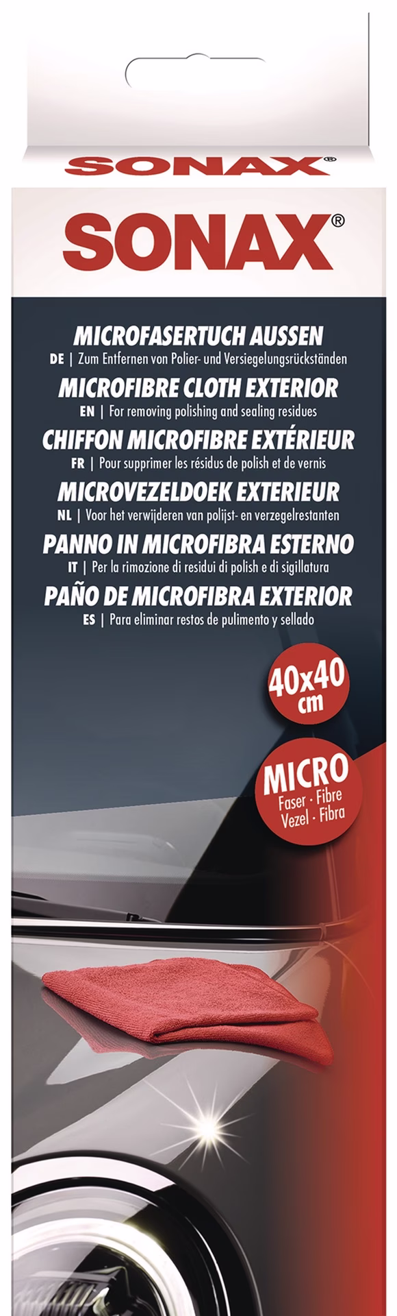 MicrofaserTuch rot L400xB400mm