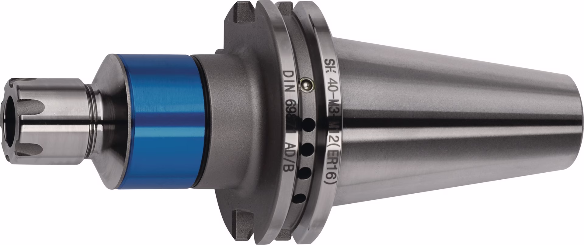 Gewindeschneidfutter Synchron DIN 69871AD/B M3-M12 SK40 A.-L.79mm