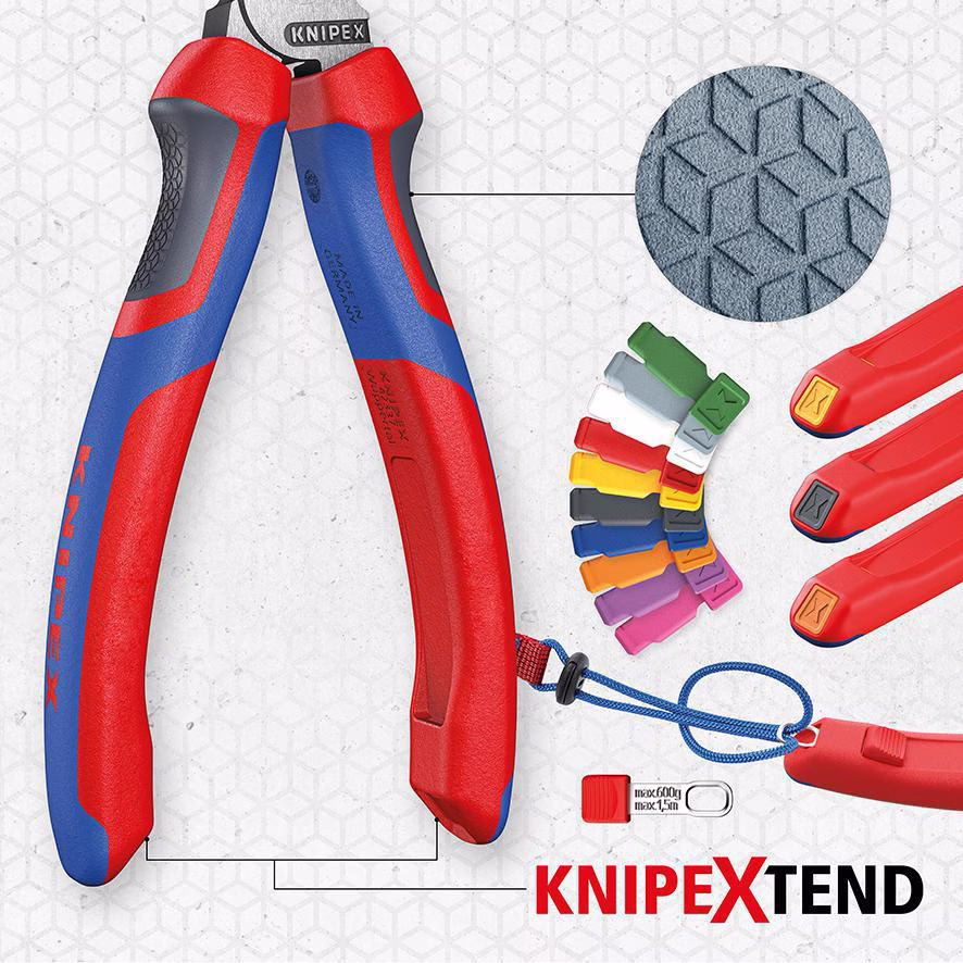 Kabelschere StepCut XL L.225mm Kopf brün.Comfort-Griff
