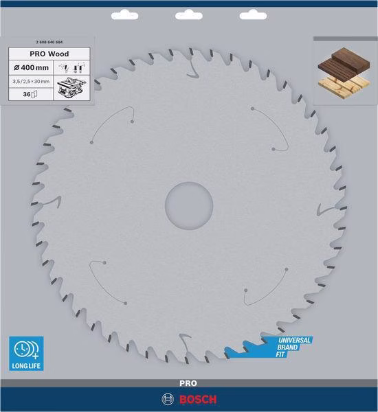 Kreissägeblatt Speedline Wood AD 400mm Z.36 WZ Bohr.30mm Schnitt-B.3,5mm