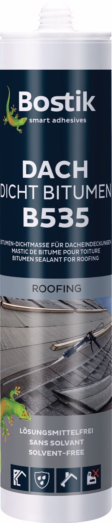 Bitumen-Dachdichtstoff B535 schwarz 300ml Kartusche