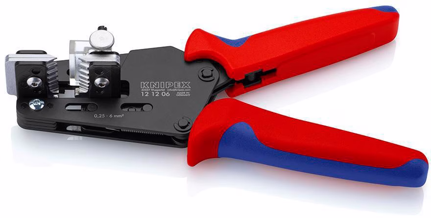 Präzisionsabisolierzange Länge 195 mm Mehrkomponenten-Hüllen KNIPEX