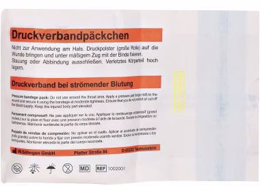Druckverbandpäckchen Spezial 1002001