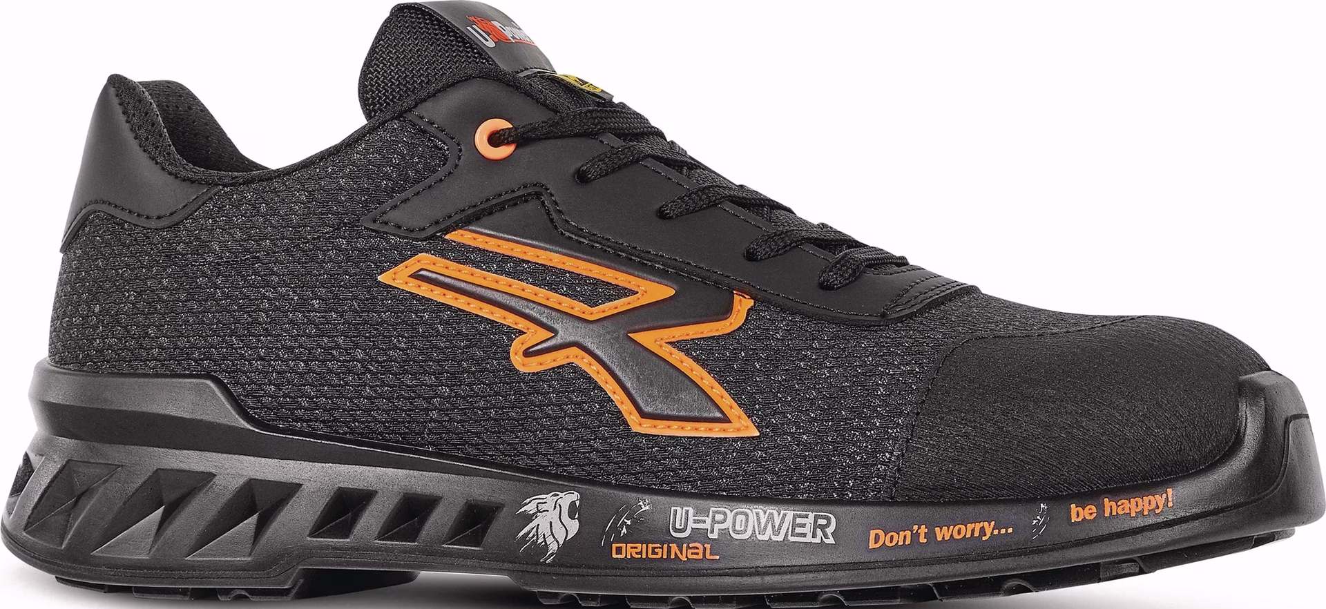 Sicherheitsschuh BRUCE W.11 schwarz/orange S1PS FO SR ESD