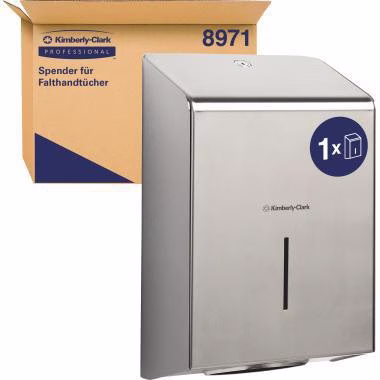 KIMBERLY-CLARK Handtuchspender Professional abschließbar Edelstahl