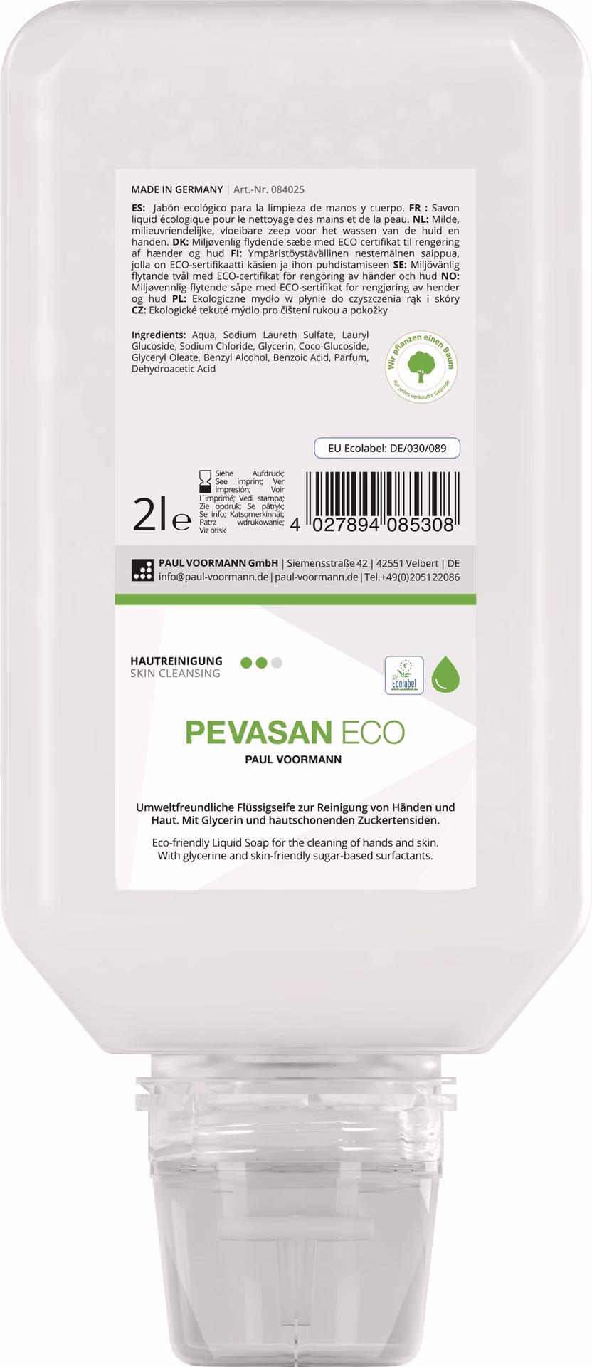 Handreinigung Pevasan ECO ph-hautneutral Softflasche