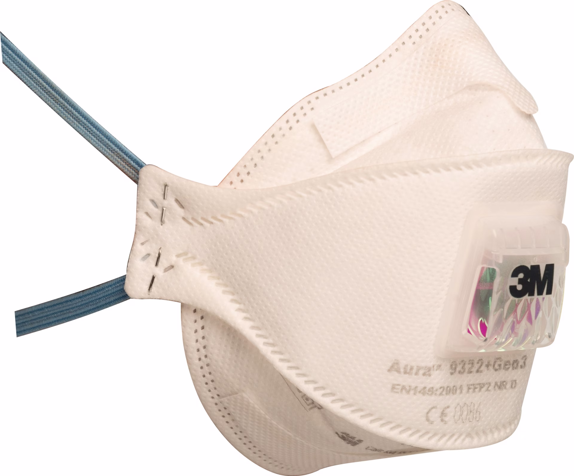Atemschutzmaske Aura™ 9322+Gen3 FFP2/V NR D m.Ausatemventil,faltbar