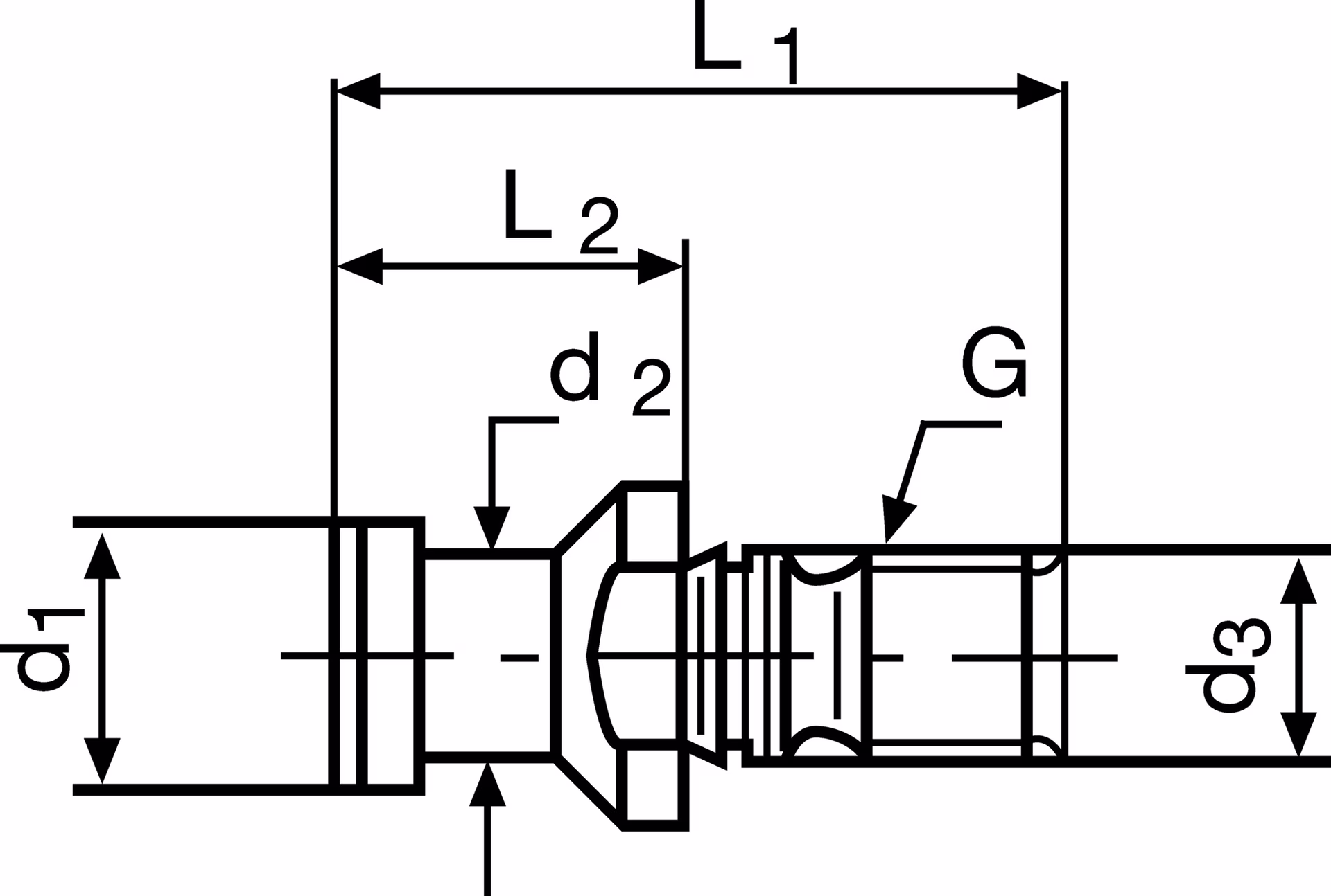 Anzugsbolzen ISO 7388-3AF SK40 o.Bohr