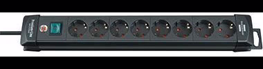 Steckdosenleiste Premium-Line 1951180100 8fach sw