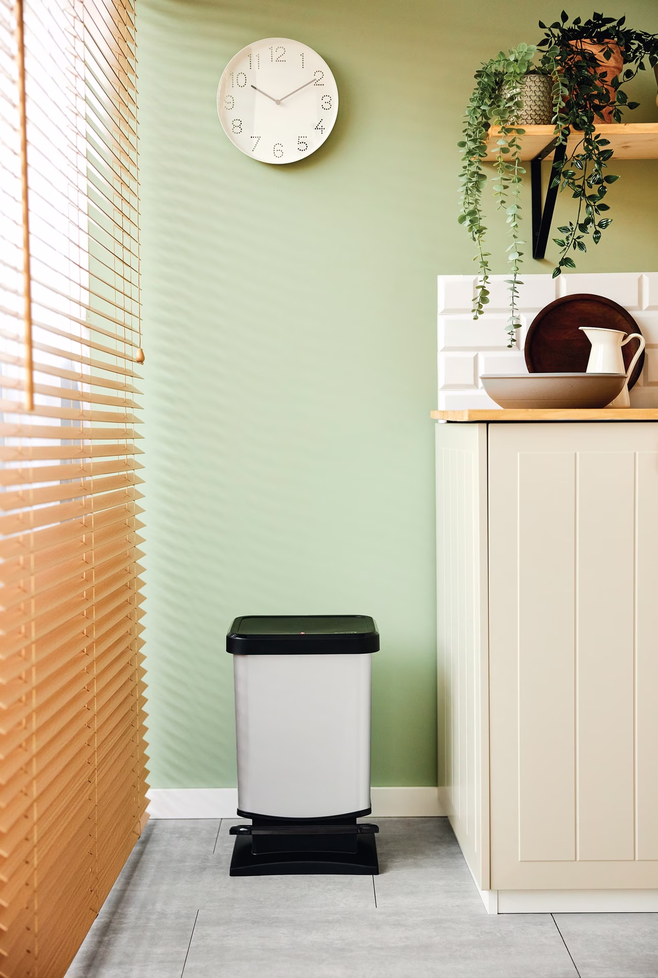 Tretabfallsammler PASO 20l DxH457mm PP-RG Q1