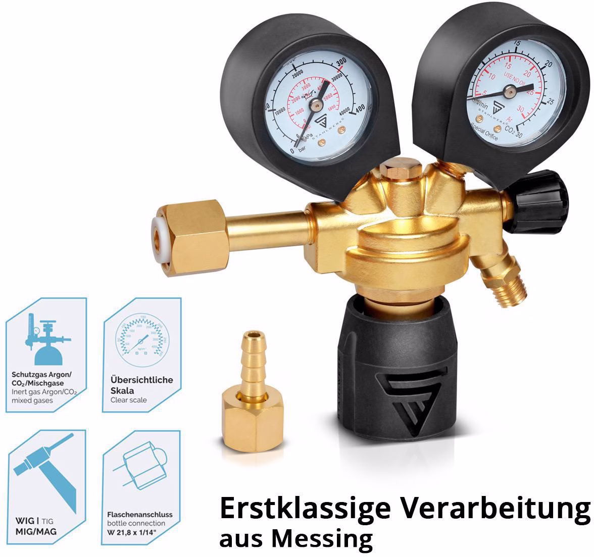Druckminderer ST-300 Pro MS W21,8x1/14