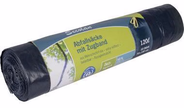 Müllbeutel H1324 120l Zugband sw 10St.