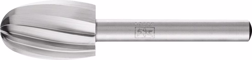 Frässtift O1625 D.16mm Kopf-L.25mm Schaft-D.6mm HSS Verz.ALU PFERD