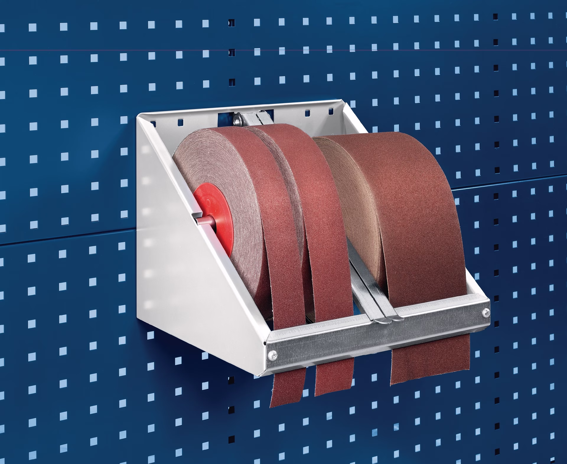 Schleifpapierrollenhalter B315xT295xH250mm Rollenb.max.120mm D.max.260mm
