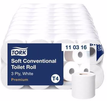 Toilettenpapier Premium 110316 3lagig weiß 8 Rl./Pack.