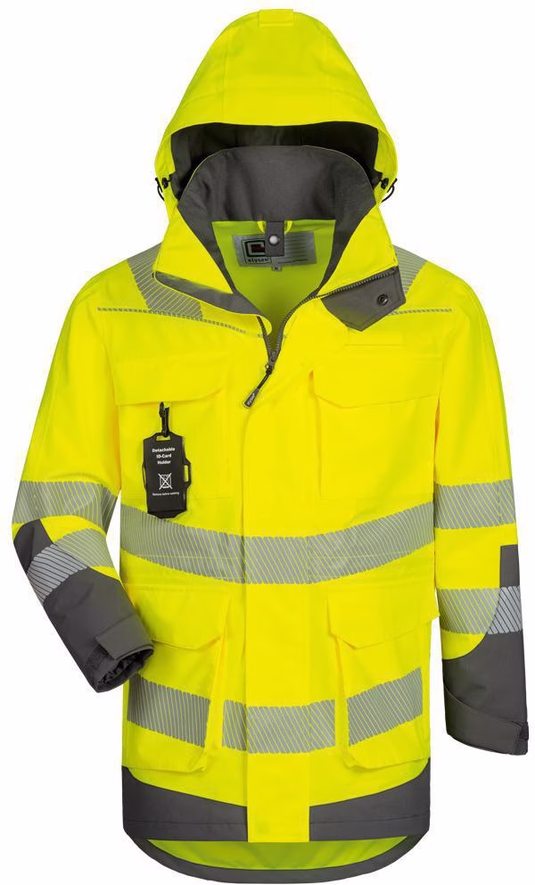 Warnschutzparka ARWID Gr.M gelb/grau