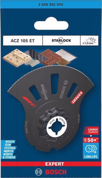Segmentsägeblatt EXPERT ACZ 105 ET MultiMaterial D.105mm Starlock 1 St./VE
