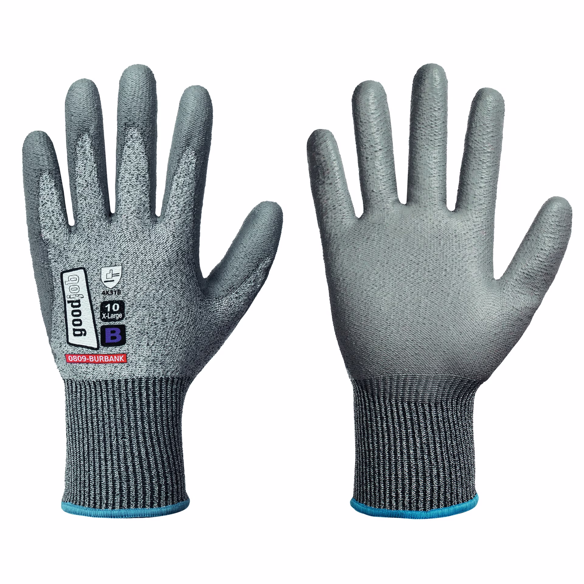 Schnittschutzhandschuhe BURBANK grau EN 388 PSA II