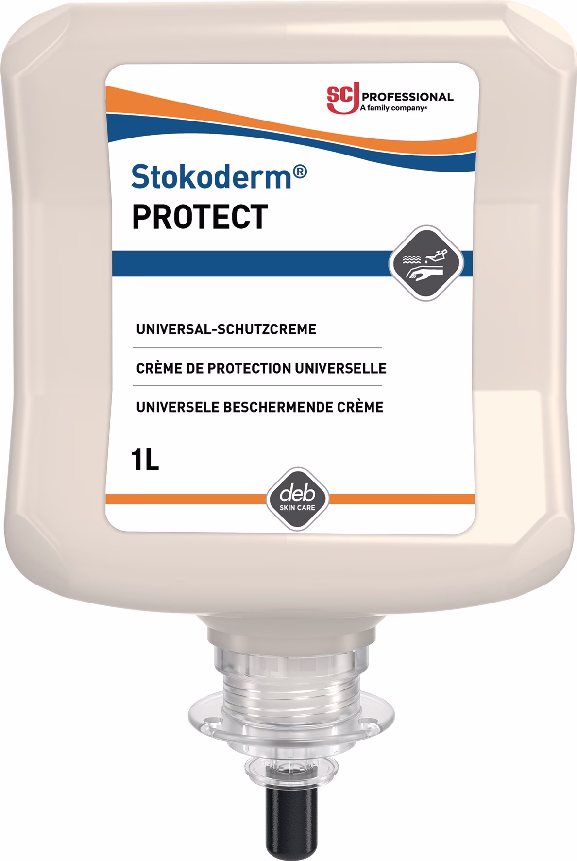 Hautschutzcreme Stokoderm Protect 1l silikonfrei Kartusche
