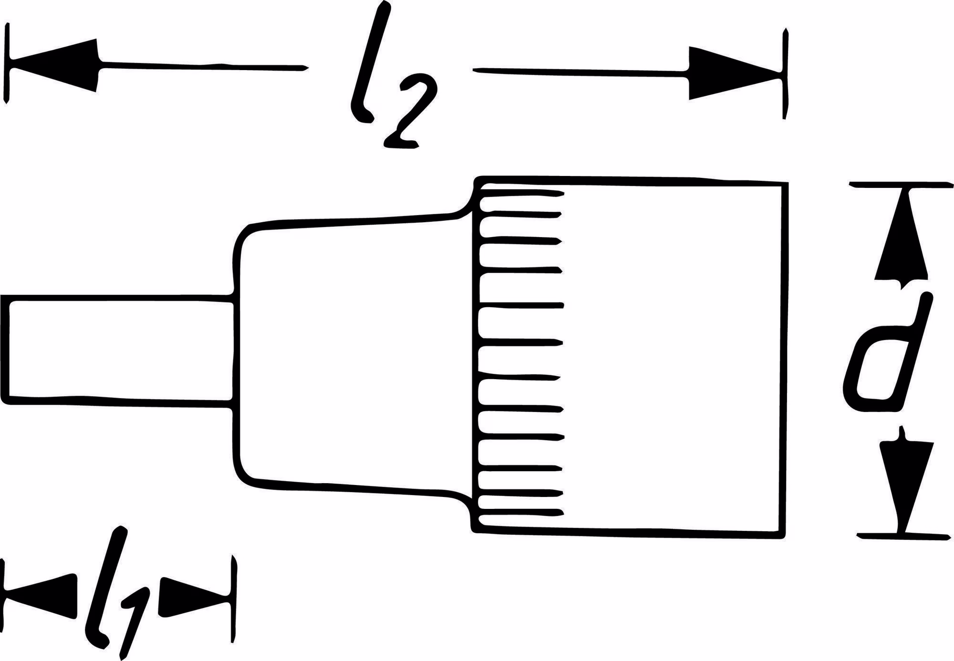 Steckschlüsseleinsatz 1010 3/4 Zoll Innen-6-kant SW 14mm L.54,5mm
